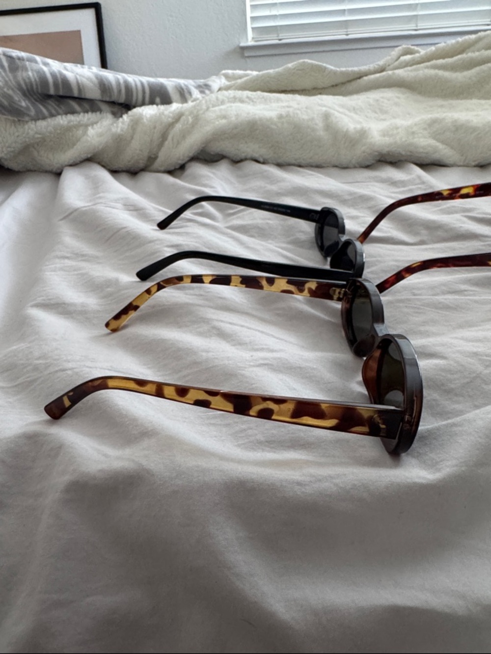 Set of 3 Fashion Sunglasses - Tortoiseshell & Black - Picture 6 of 6